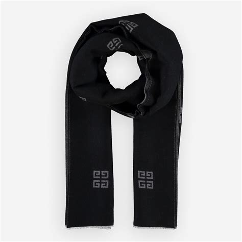 givenchy scarf tk maxx|Black Logo Graphic Wool Blend Scarf .